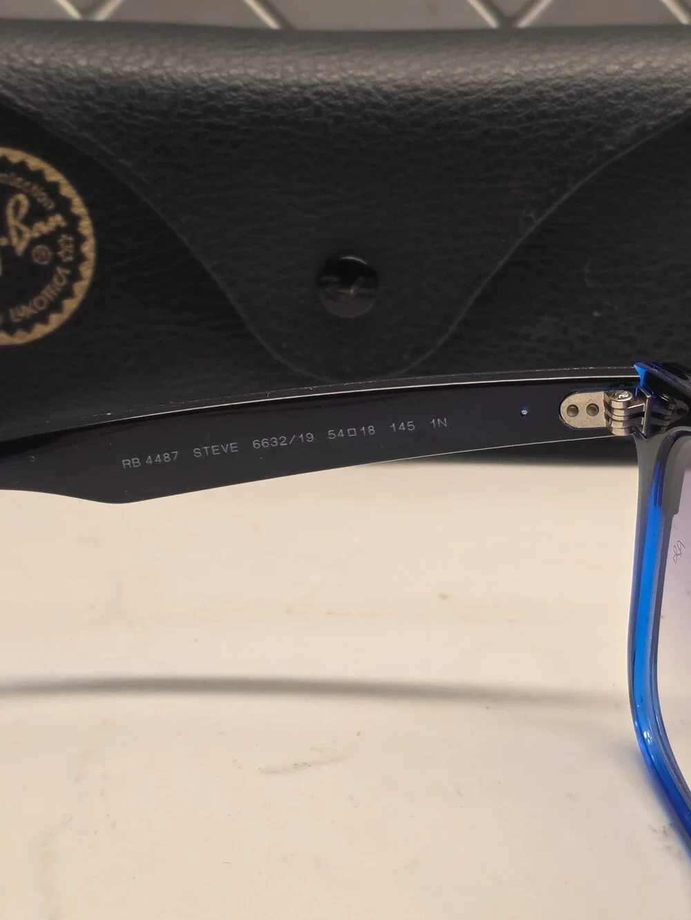 Ray-Ban Steve RB 4487 6632/19 Square Sunglasses (Black & Translucent)